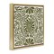 Stupell Industries Symmetric Flower Pattern Framed Floater Canvas Wall Art Design by Grace Popp
